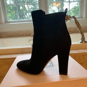 Black 5” suede boots